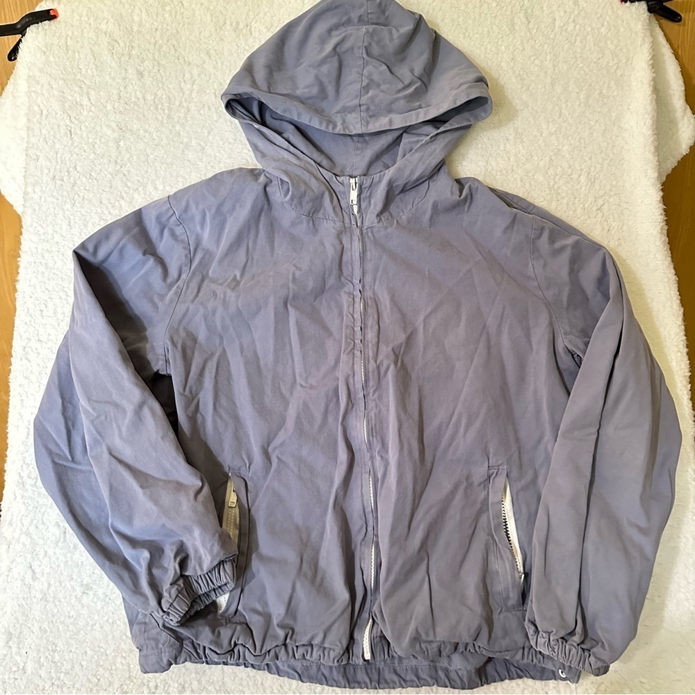 Brandy Melville John Galt Cornflower Blue Zip Up Jacket